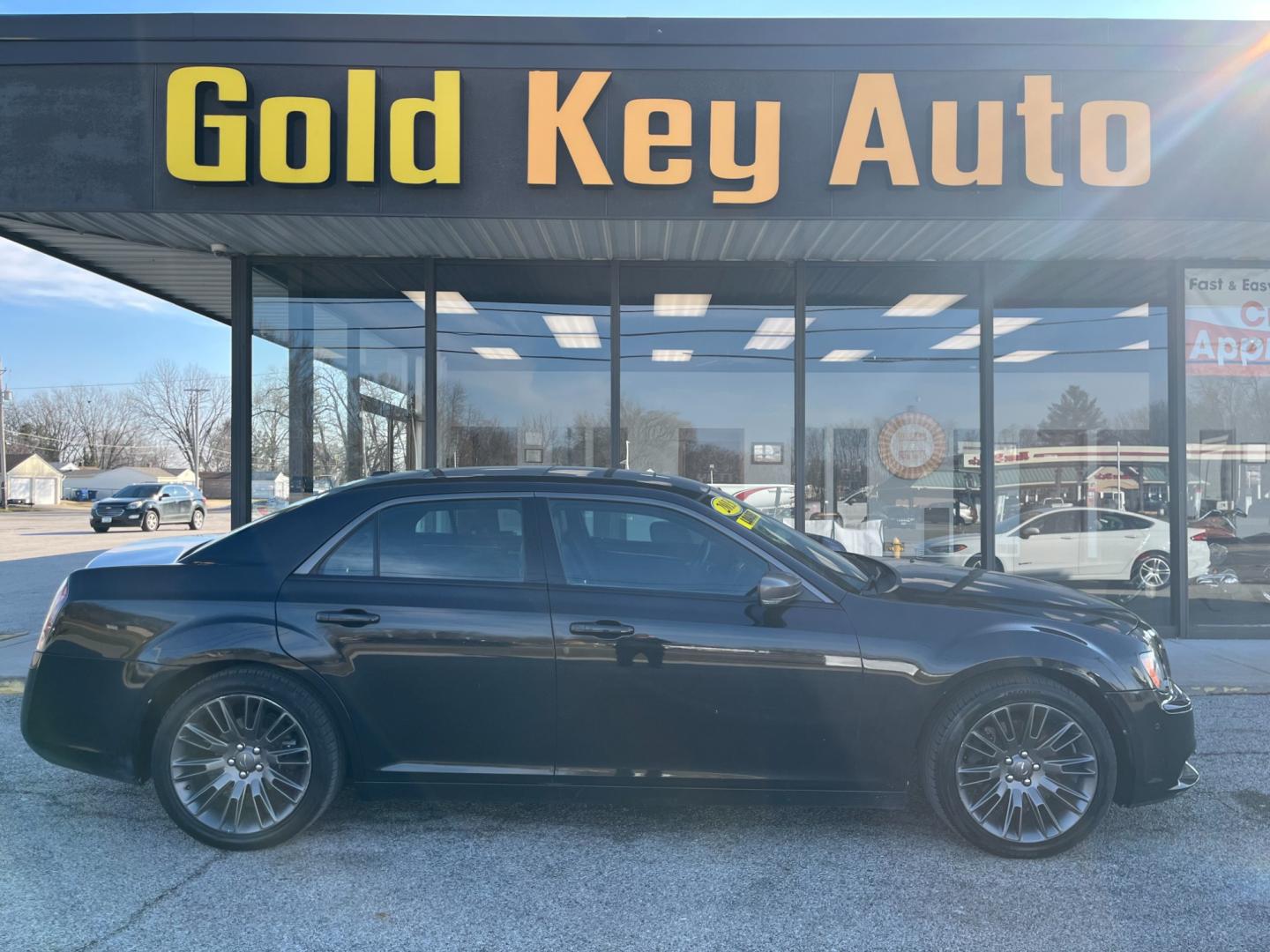 2013 Gloss Black Chrysler 300 S V8 RWD (2C3CCADT8DH) with an 5.7L V8 OHV 16V engine, 5-Speed Automatic transmission, located at 1633 W Kimberly, Davenport, IA, 52806, (563) 323-5341, 41.559456, -90.598732 - Photo#0